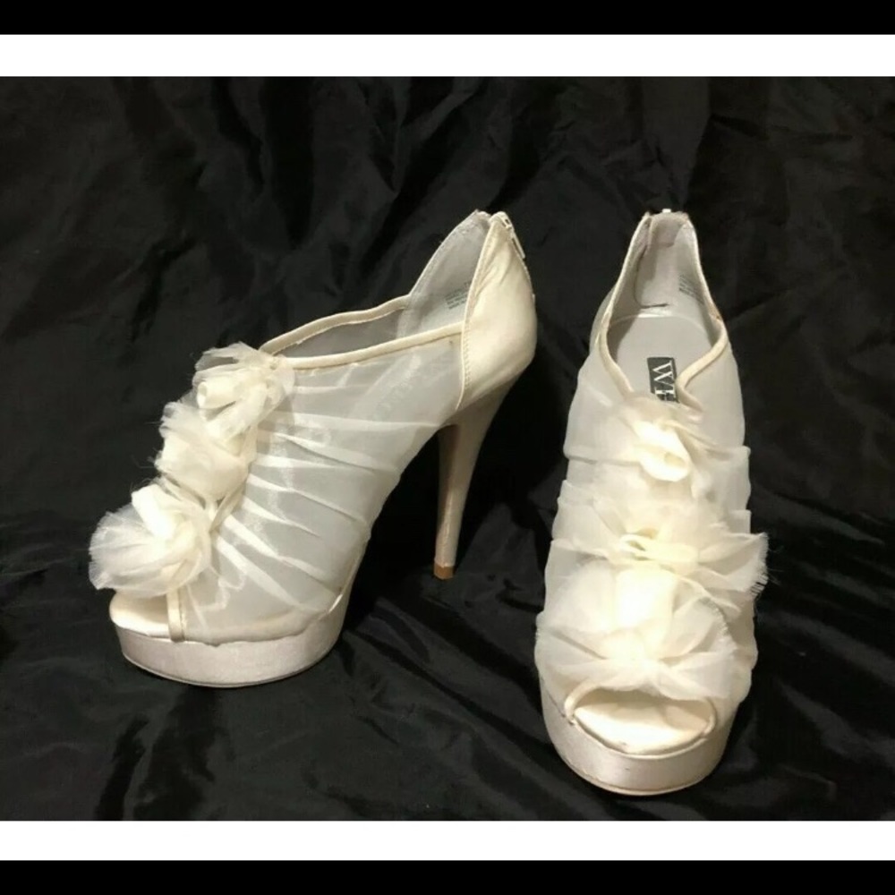 White By Vera Wang Wedding Stilettos